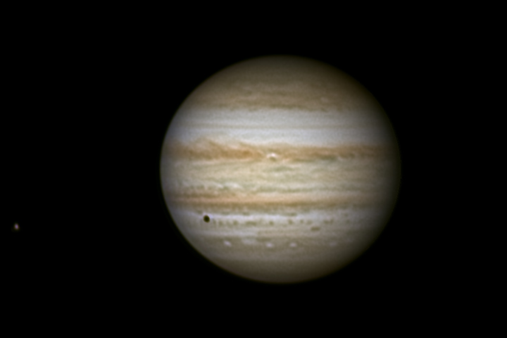Юпитер и Европа 30.07.2022, 00.07UT