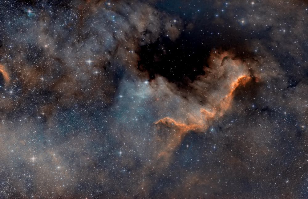NGC 7000 фрагмент