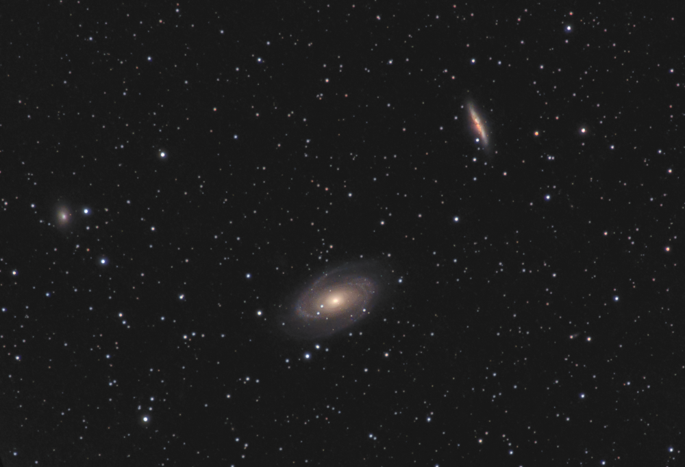 Галактика Боде m81 и галактика Сигара m82