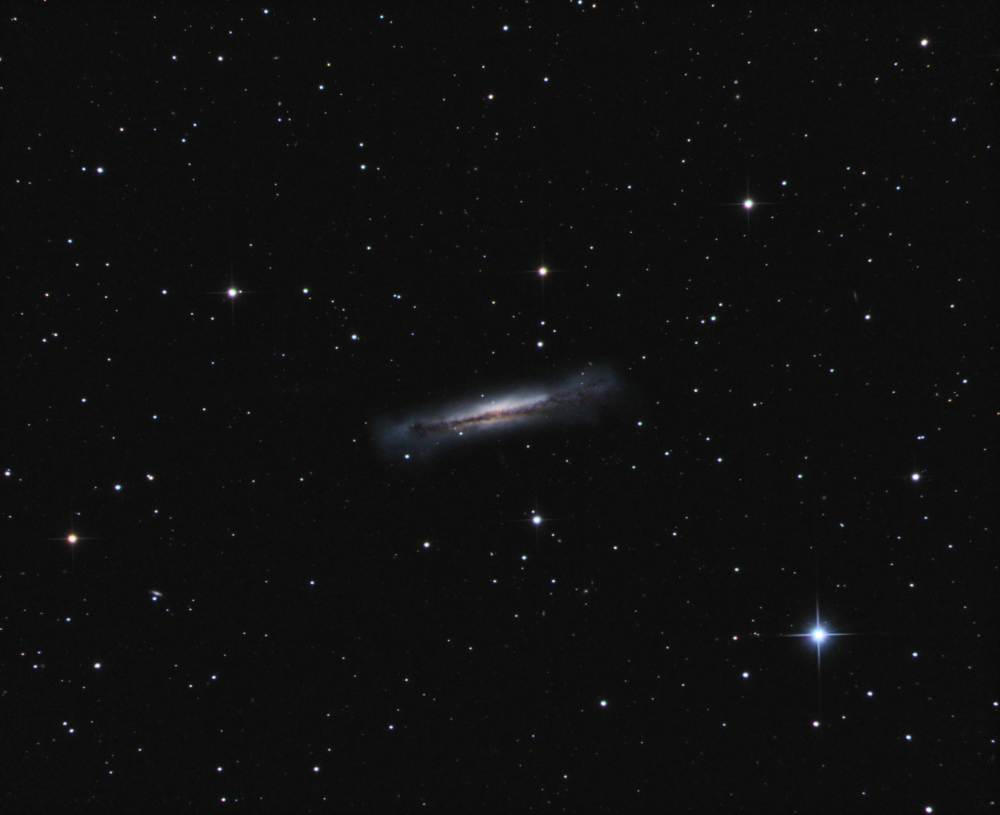 NGC 3628 Hamburger Galaxy in Leo LRGB