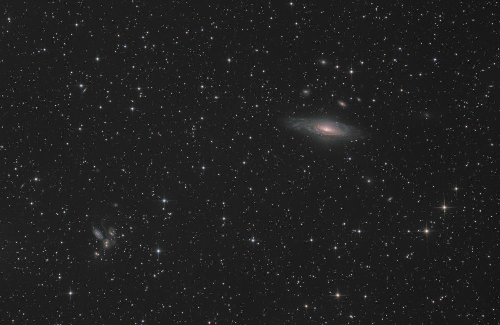 NGC 7331 Солончаковая группа и Квинтет Стефана