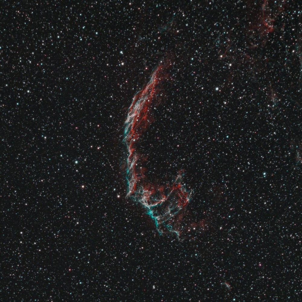 Туманность восточная Вуаль (NGC 6992, C33)
