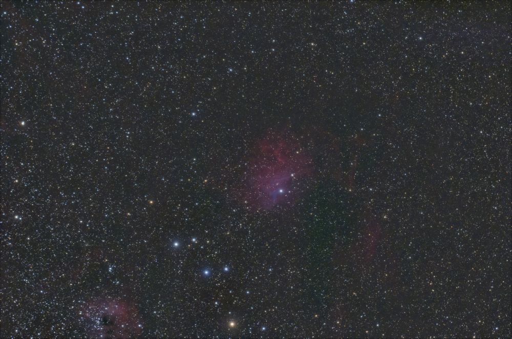 IC 405 Пламенеющая звезда