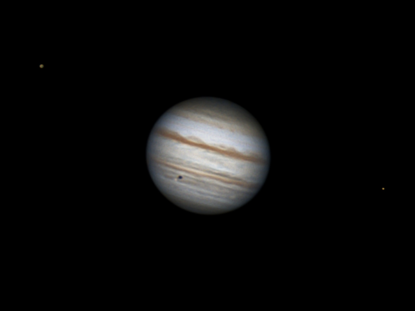 Jupiter, Ganymede, Europe and Io, 25.09.2022