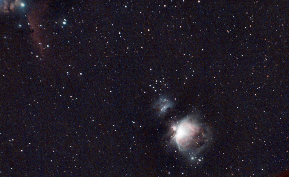 M42 Туманность Ориона, туманность конская голова, туманность бегущий человек, туманность пламя