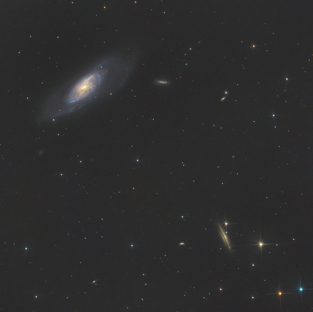 M106 и NGC4217