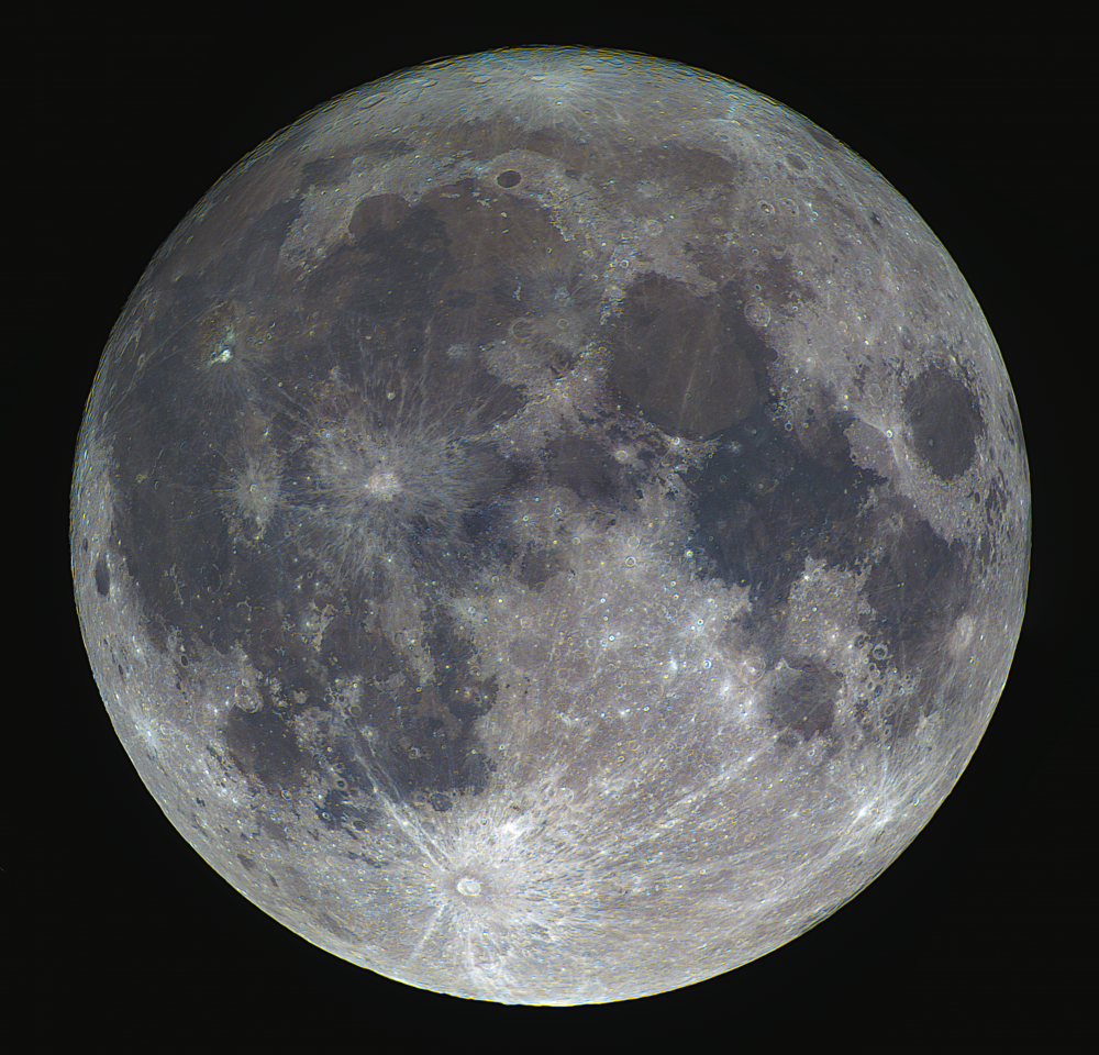 Вчерашняя "Голубая" Луна от 31.08.2023
