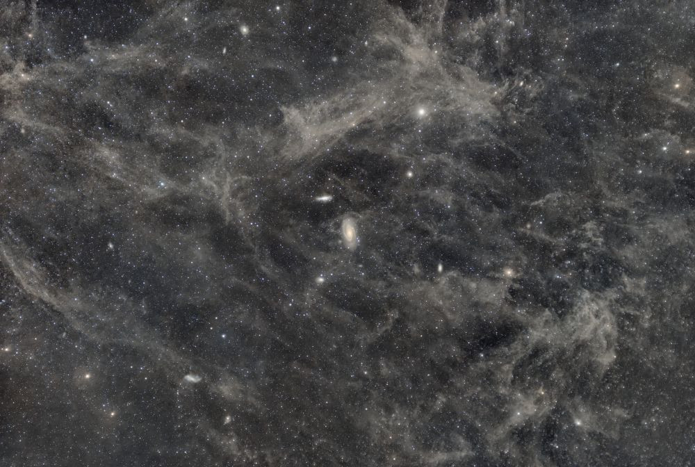 Integrated flux nebulae in Ursa Major - Astrophotography