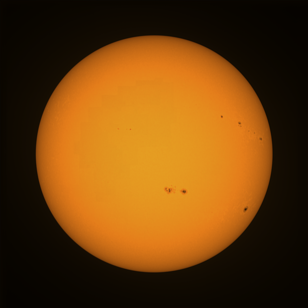 Солнце и его пятна от 28.05.2023