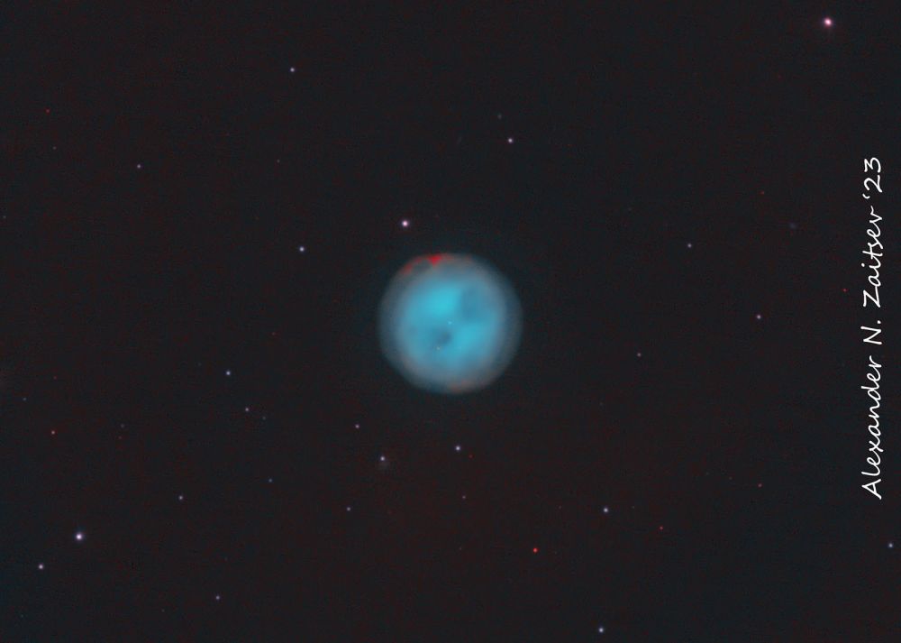 Туманность Сова (Owl Nebula)  M97 в фильтрах Ha и OIII