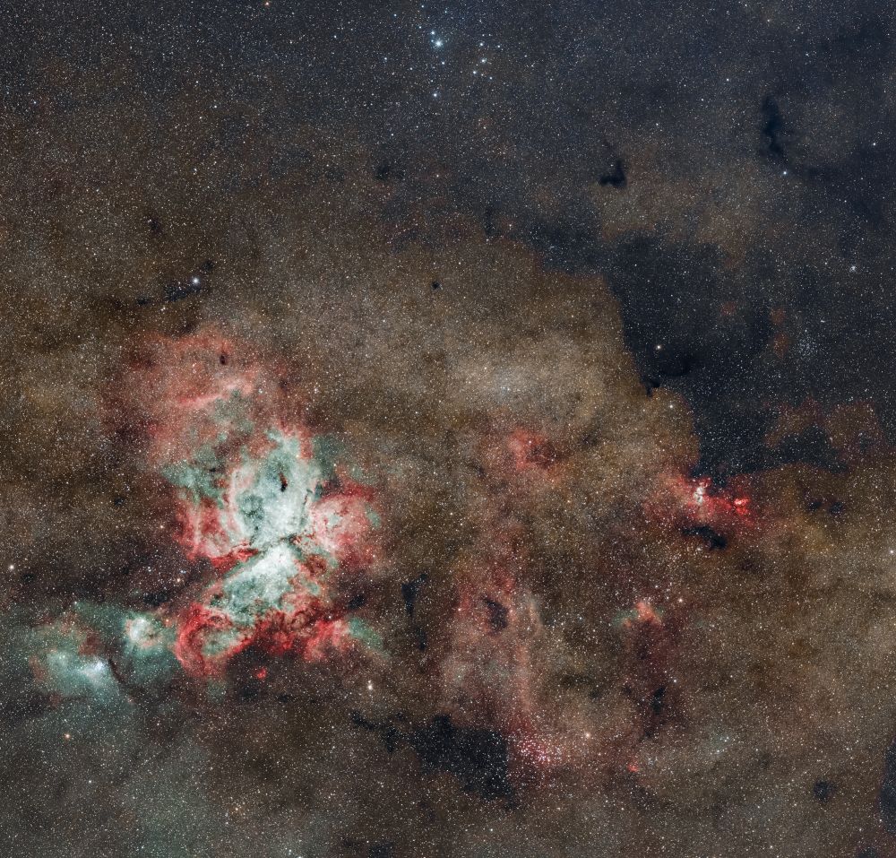 Carina nebula region
