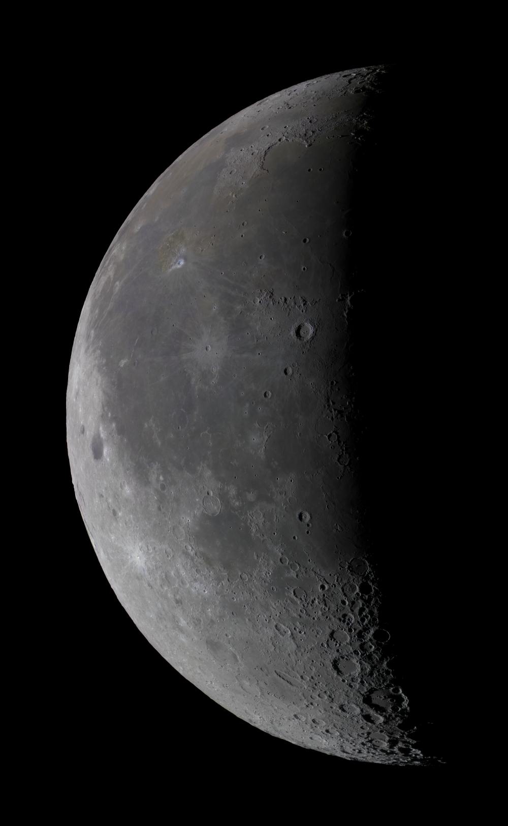 Полная панорама Луны, 20 фрагментов