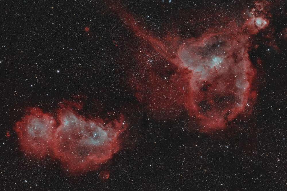 "Soul" and "Heart" (IC1848, IC1805)