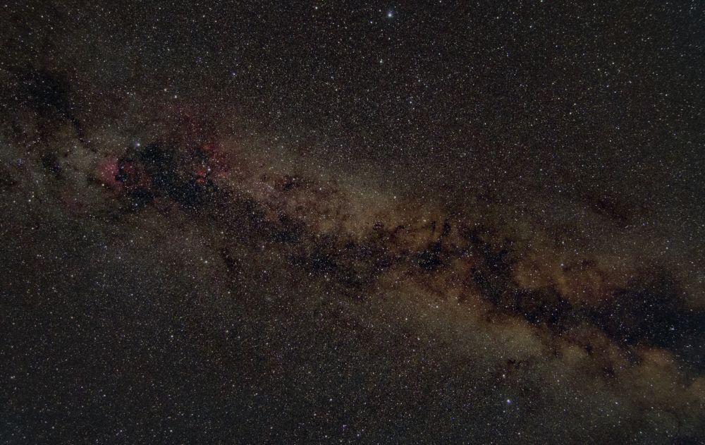 Milky Way In Summer Triangle