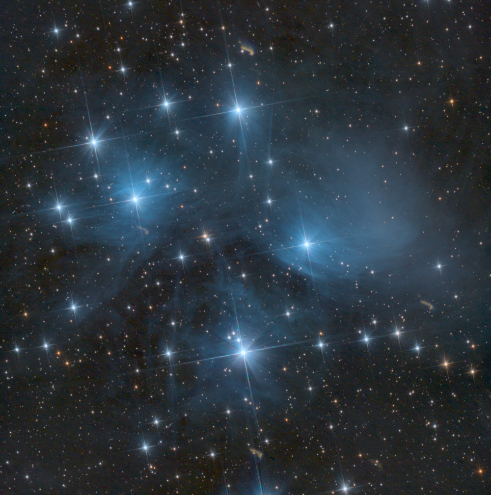 M45 (The Pleiades) - finer processing
