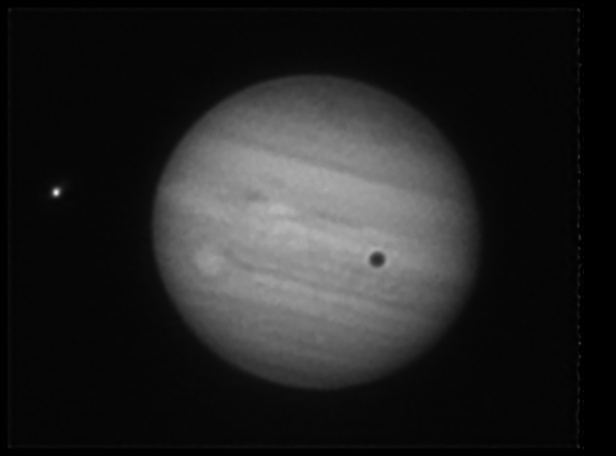 Юпитер, Ганимед и тень 11.07.2021 в ИК 850нм