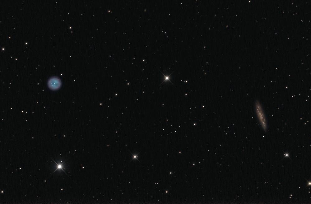 Туманность "Сова" (М97) и галактика М108
