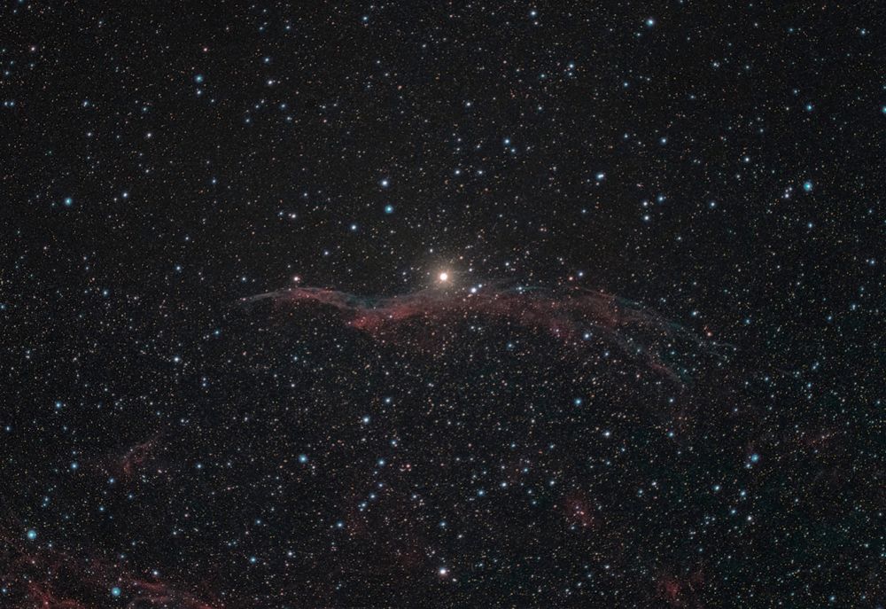 Туманность Вуаль С 34 NGC 6960
