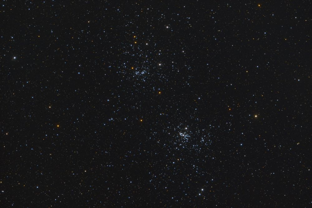 NGC 869 и NGC 884 рассеянное скопление Хи и Аш Персея