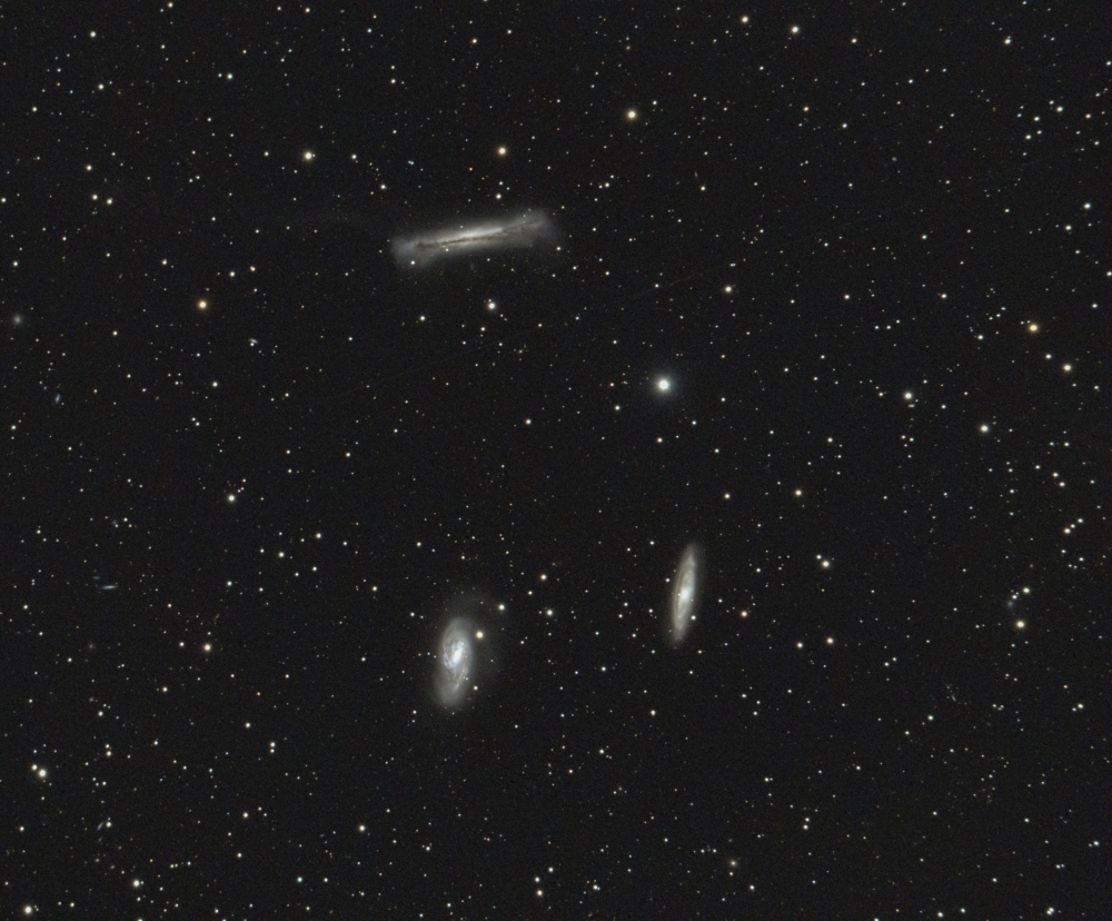 M65, M66, NGC3628 (Leo triplet) 