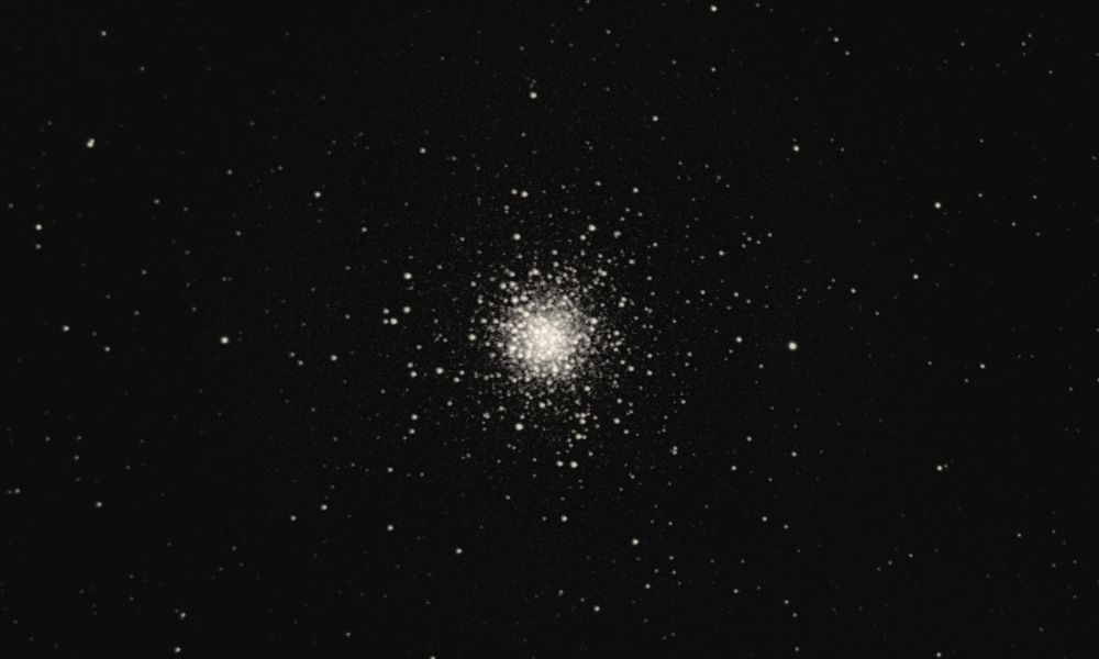 Шаровое скопление M10 (NGC 6254) 19.07.2022(новая версия-переснято)