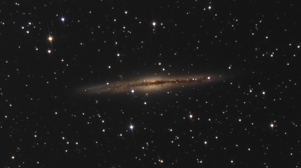 NGC 891 - Спиральная галактика