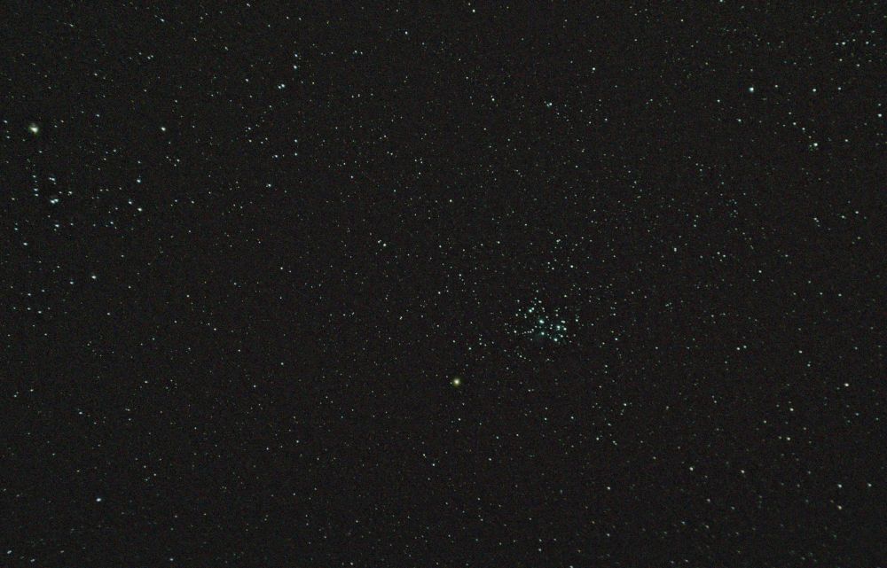 Mars and Pleiades conjunction