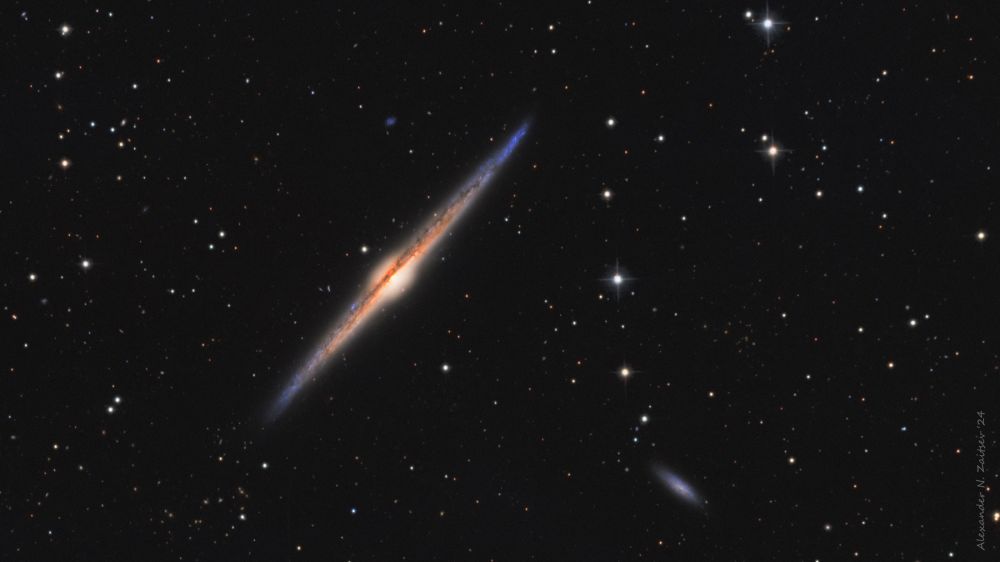 NGC4565 (Игла) в LRGB