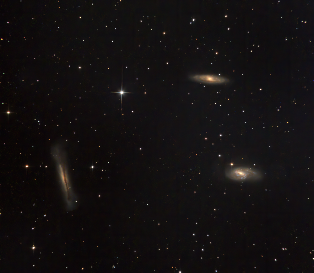Leo Triplet - M65, M66, NGC 3628