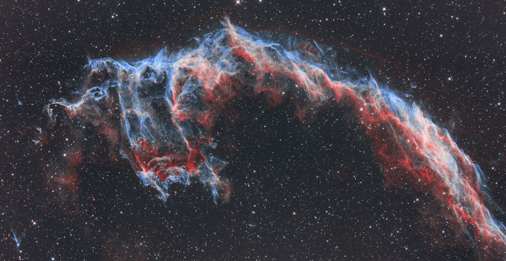 Bat Nebula in Bi-Color