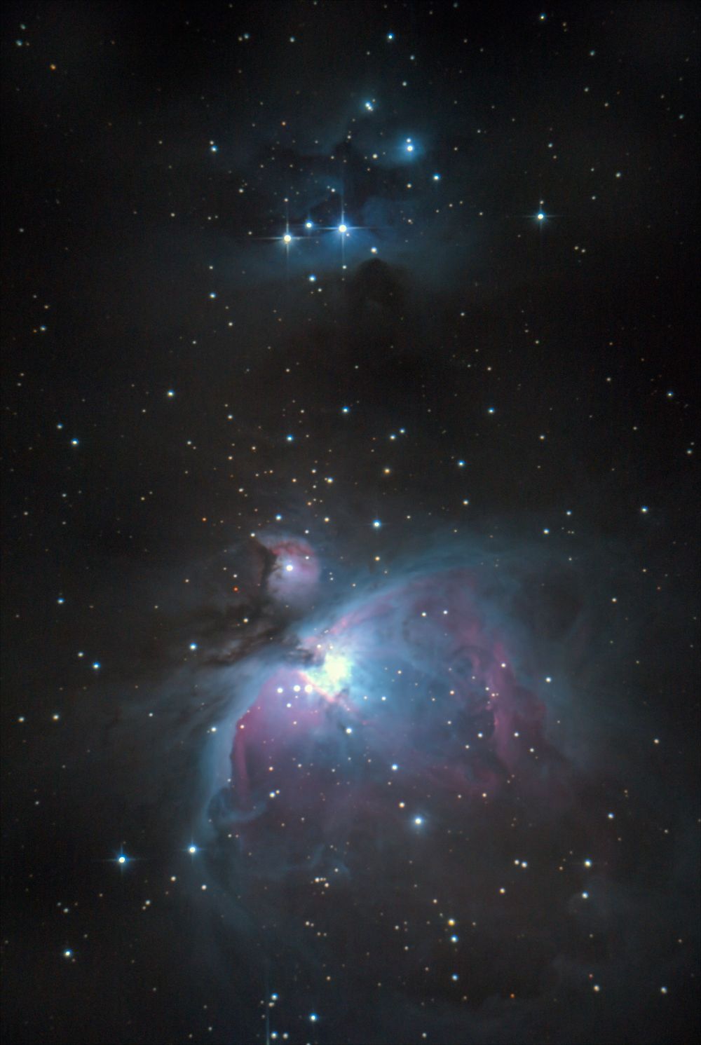 M42- Туманность Ориона и Бегущий Человек.
