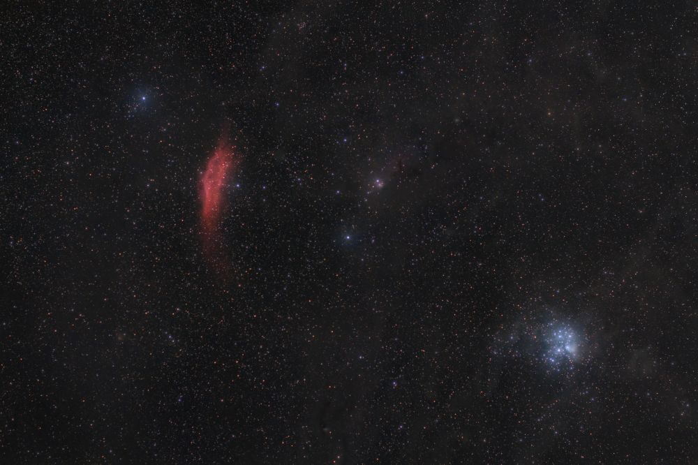NGC 1499 & M45