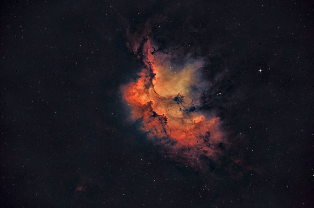 NGC7380 + SH2-142 (the Wizard Nebula)