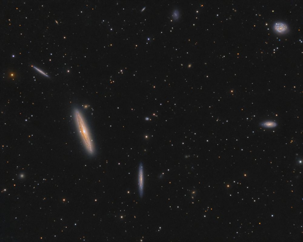 The Silver Streak Galaxy, NGC 4216 and friends