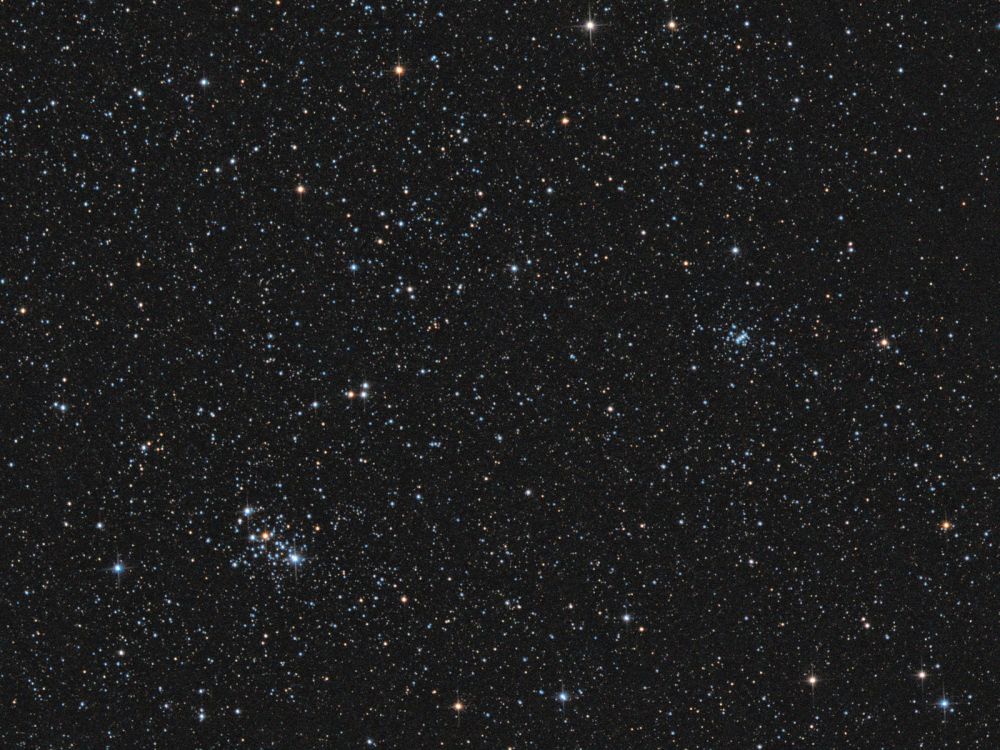 Open Clusters M103 & Trumpler 1