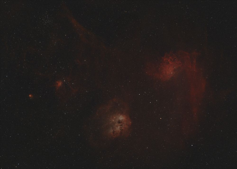 NGC1893, IC405 и M38