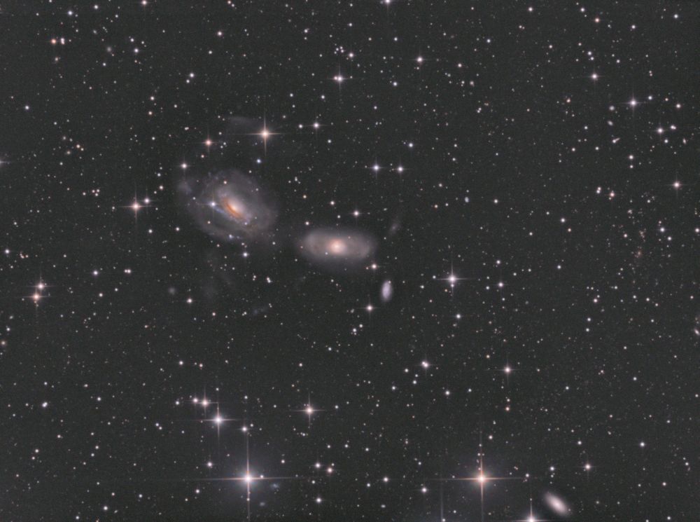 Триплет Секстанта NGC 3165, 3166, 3169