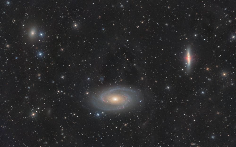 M81 M82 NGC3077