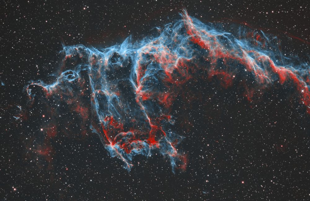 Bat Nebula in Bi-Color (crop)