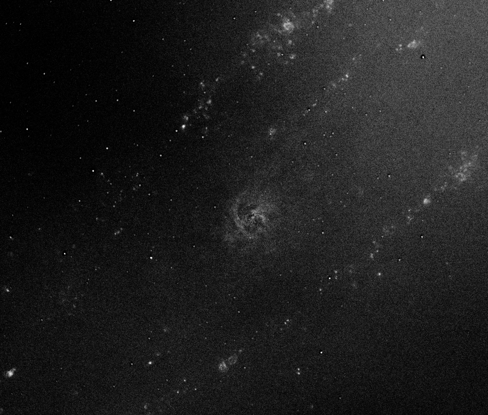 Ядро Галактики Андромеды, М31, Ha - R