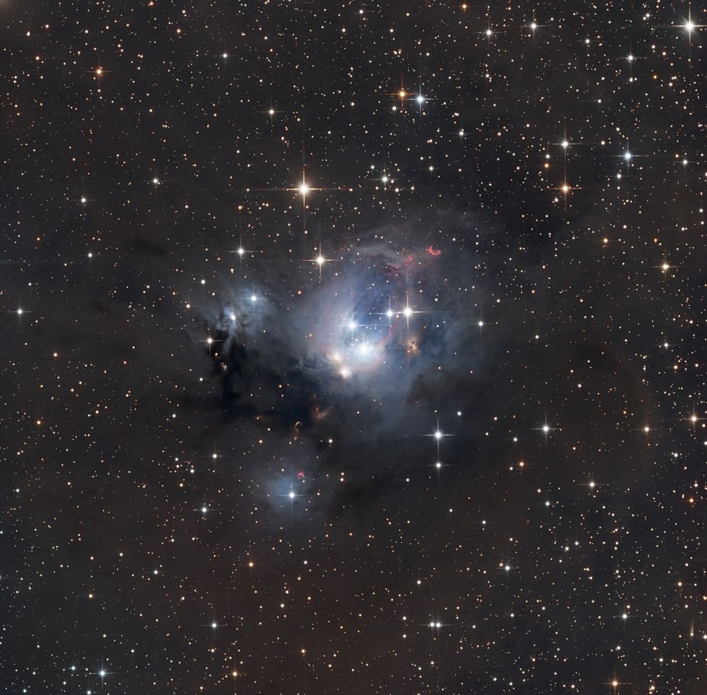 Туманность "Роза Валентины" NGC7129