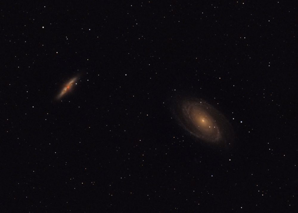M 81, M 82 (Галактики Боде и Сигара)