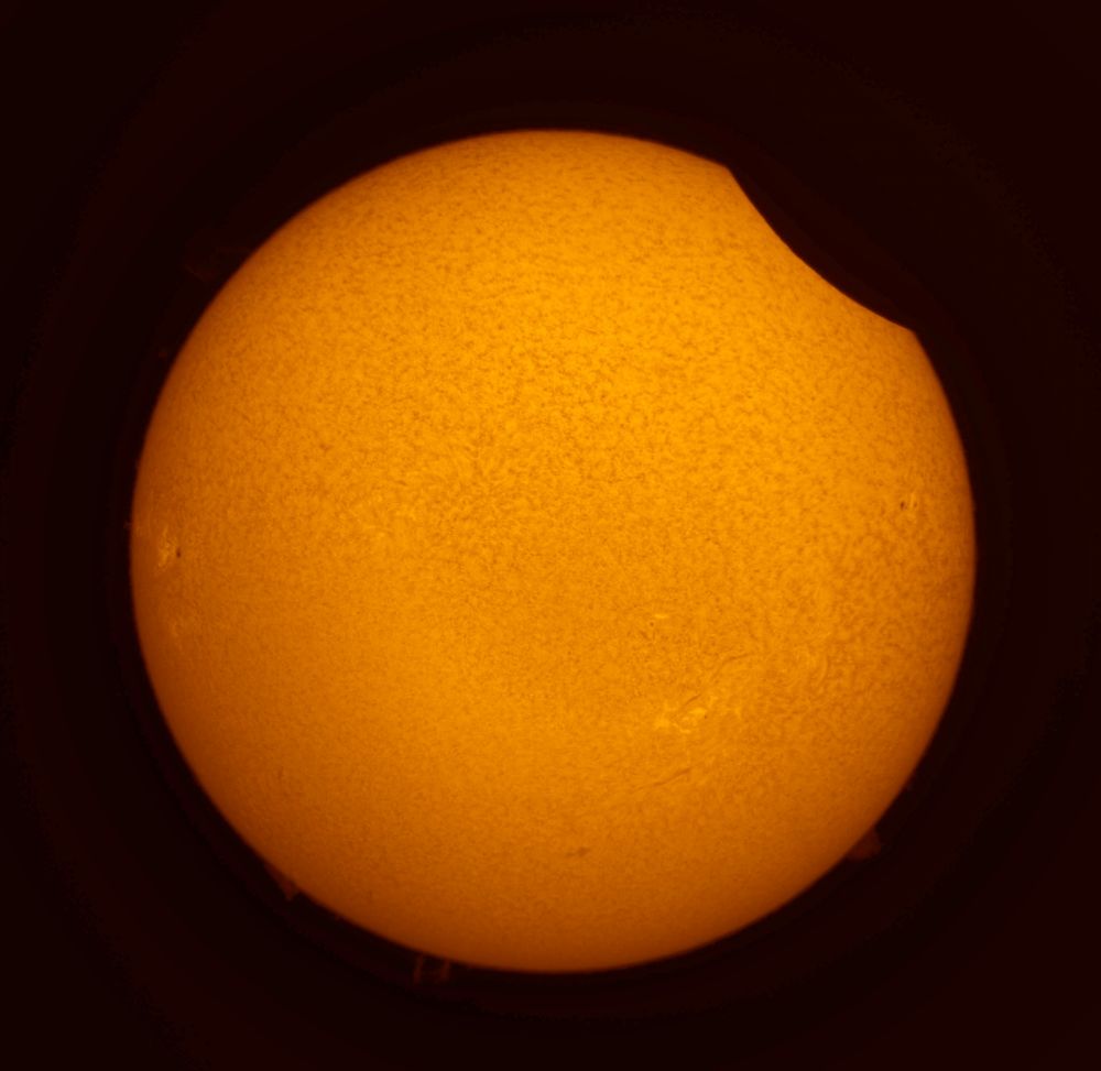 Затмение Солнца 25.10.2022