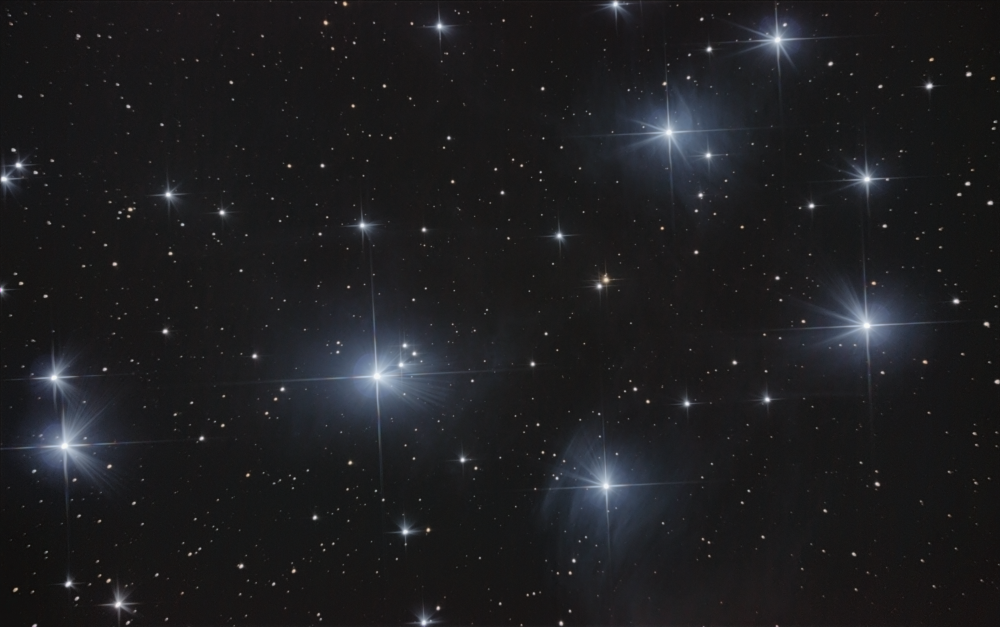 Звездное скопление Плеяды. М45. 07.09.2021г.