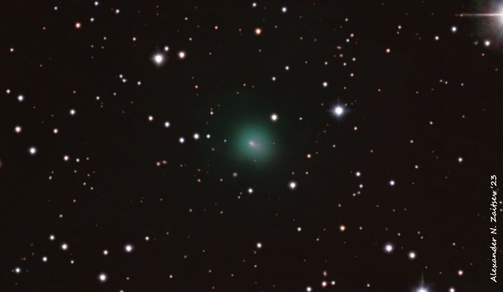 Комета 103P-Hartley в фильтрах RGB