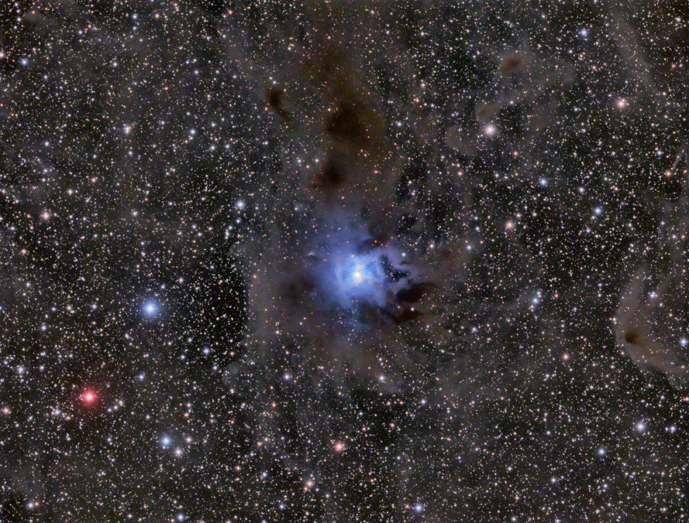 NGC 7023, туманность Ирис