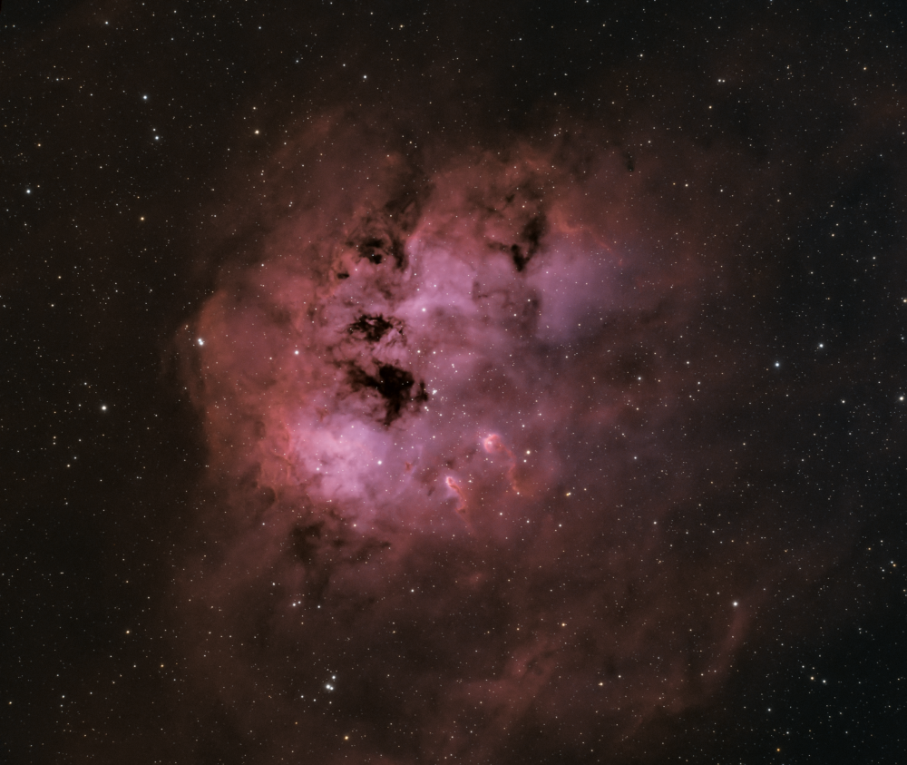 IC410 - The Tadpoles Nebula (HOO)