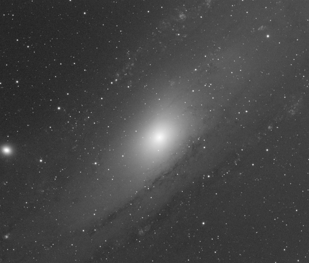 Ядро Галактики Андромеды, М31,  Ha only