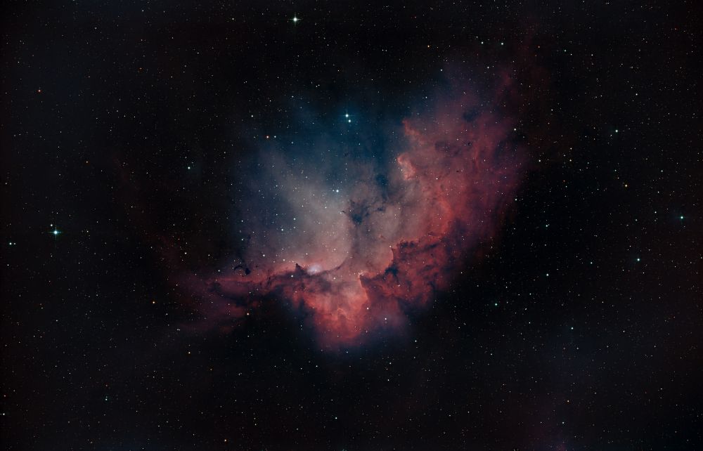 NGC7380 + SH2-142 (the Wizard Nebula)