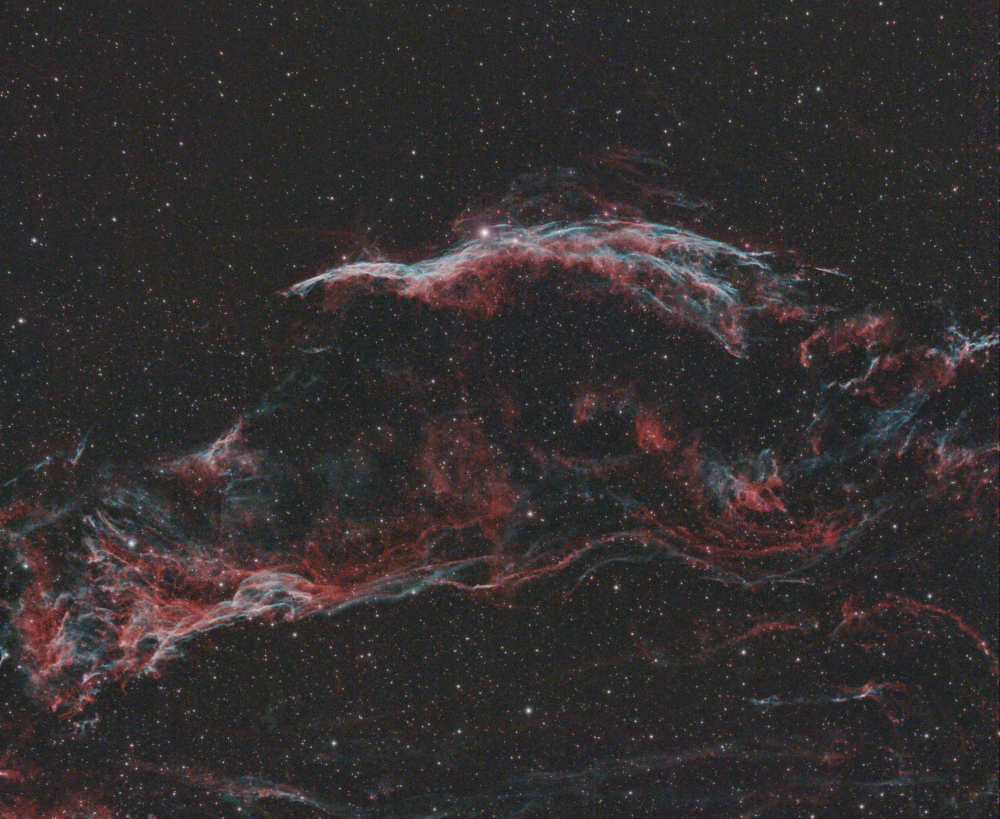 Western Veil Nebula, Pickering's Triangle